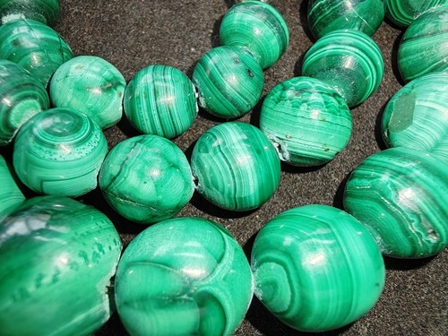 Old cut african malachite - old,