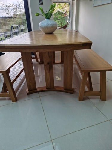 Oak extendable table john - table,,