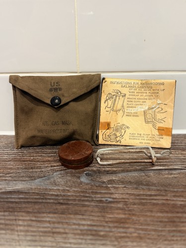 Wwii mask waterproofing - m1,