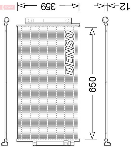 Air conditioning condenser - conditioning, for