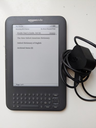 Amazon kindle 3rd - amazon, generation