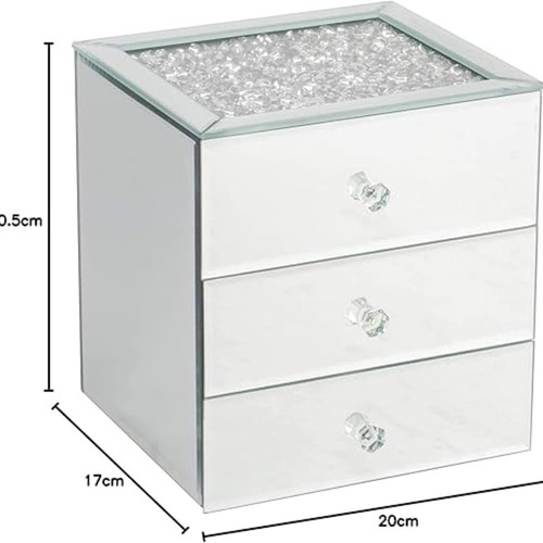 Crushed diamante mirrored - diamante,