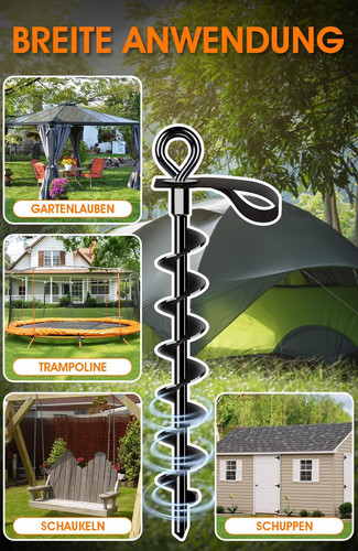 Heavy duty ground anchor pack - heavy,