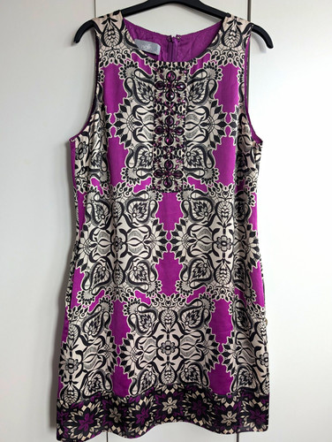 Wallis purple black white - purple,