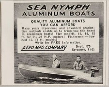 1955 Print Ad Sea Nymph