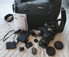 Canon EOS 250D Digital SLR Camera Bundle + 18-55mm Lens + 2 batteries + more!