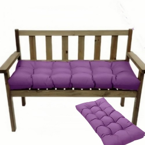 Purple tufted bench - purple,