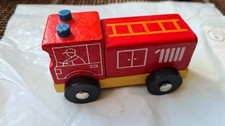 ELC vintage wooden fire engine