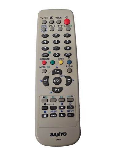 Sanyo jxmta remote control - sanyo,