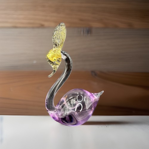 Salviati murano glass swan - salviati,