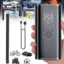 Car Tyre Inflator Cordless Digital USB Rechargeable Tire Air Compressor Pump New