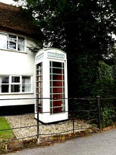 Photo 6x4 White Telephone Box