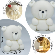 Teddy bear cake - teddy, fondant