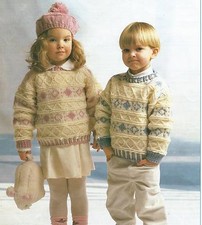 Girls Boys Knitting Pattern