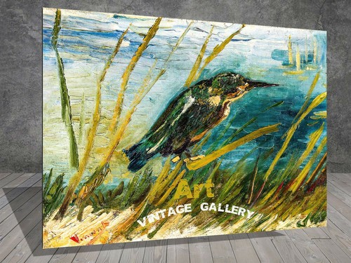 Van gogh the kingfisher canvas - gogh,