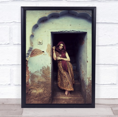 Rajasthan woman wearing sari