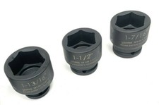 Williams Tools 3/4" Dr. 3-pc. 6 point Big Impact Sockets 1-7/16; 1-1/2; 1-13/16"