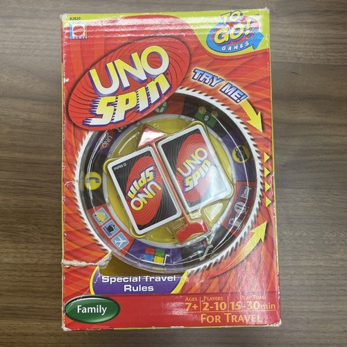 Uno spin games card - uno, to