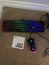 Havit Mechanical Gaming Keyboard & Mouse Combo RGB Backlit UK Layout