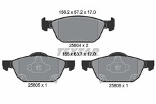 FRONT BRAKE PAD SET DISC BRAKE