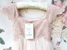 MONSOON BNWT Pink Gold Estella Bridesmaid Party Occasion Dress Age 5-6  £50