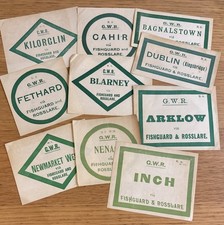 GWR IRELAND IRISH WAGON LABEL