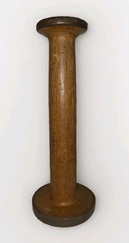 Large antique wooden textile - large,