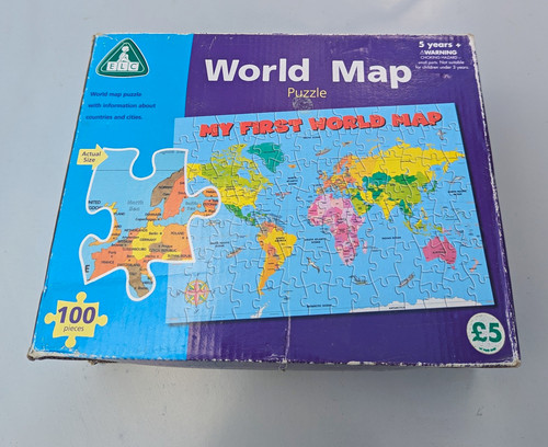Elc first world map - first, jigsaw