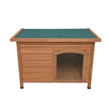 Monster Shop Wooden Dog Kennel Small Pet House Shelter Customer Return UVG