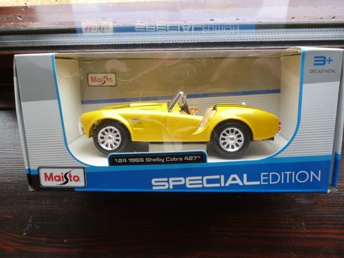 Maisto scale 1965 shelby - scale,