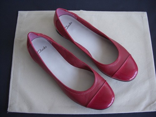 Clarks leather ballet - leather,