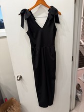 NWT! Aqua MED Womens Black Bow