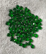 Vintage Decorative Green Glass 'beads'/'pebbles' Florist Vase, Arts, Crafts, Etc