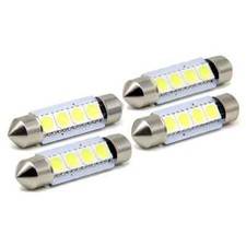 FIT TOYOTA Number Plate Light Bulbs C5W Festoon Cob White 39mm 12v