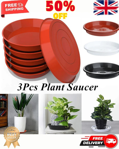Plant pot saucers round - 3x, |