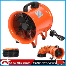 Dust Extractor Ventilation Fan 10" 250/300mm Portable 5/10m Ducting Fume Blower