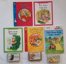 Bundle of Classic Children's Story Books with Cassette Tapes