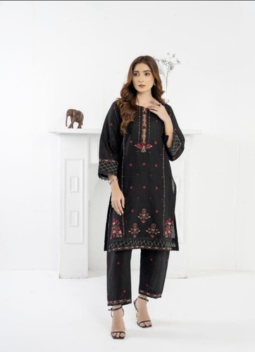 Pices hand work black color - black,
