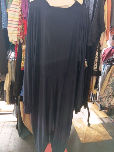 Black long sleeve lagenlook - black,