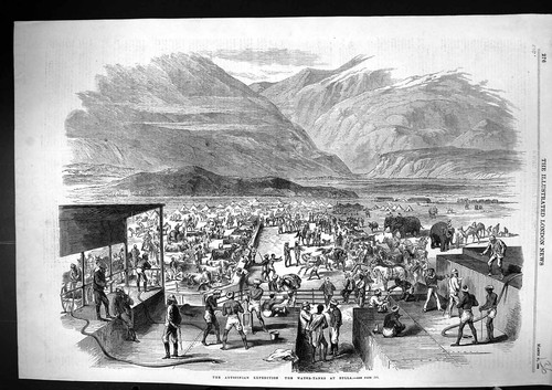 Old print 1868 abyssinia - 1868,