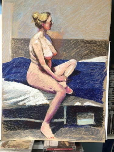 Pastel drawing - pastel,