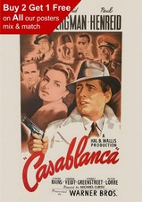Casablanca 1942 Movie Poster