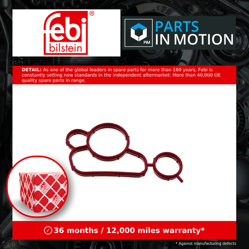 Oil filter housing gasket - oil,