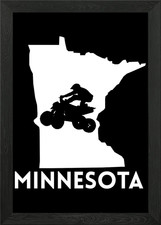 Quad Bike Framed Wall Art