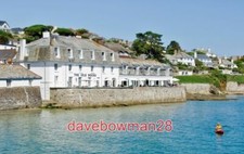 PHOTO  ST MAWES: TERRACE OF THE IDLE ROCKS HOTEL 2014