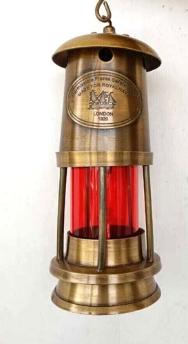Brass minor oil lamp antique - brass,