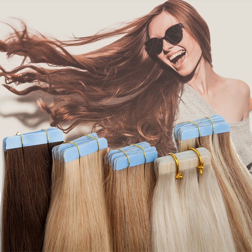 Invisible tape extensions - tape, in