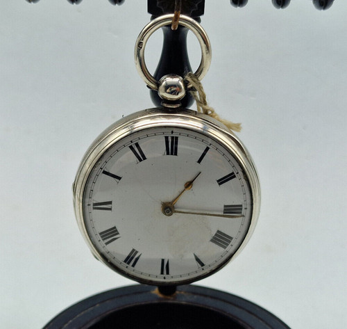 Antique solid silver verge - antique,