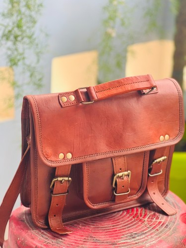 Rustic real goat leather - real,