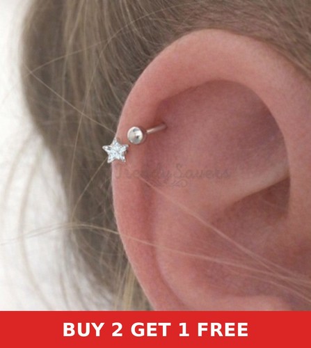 Stainless steel star - ball, cz